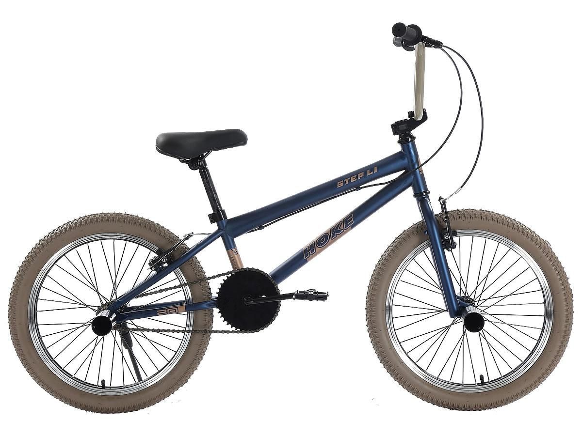 HOKE BMX Step L1 матовый тёмно-синий Стальная рама, тормоза V-Brake, втулки на промподшипниках